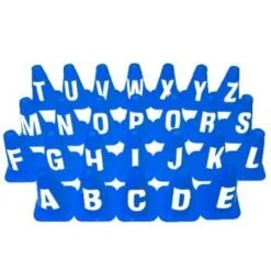 20cm Cone Alphabet Set