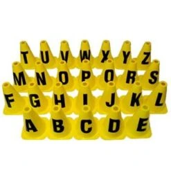20cm Cone Alphabet Set -Track And Field Supplies 1010058YAS da7b5ce3 709d 4b40 8c71 5832eaca52dc