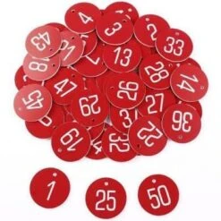 Place Discs Numbered 1 To 50