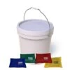 Bucket Of Flat Bean Bags